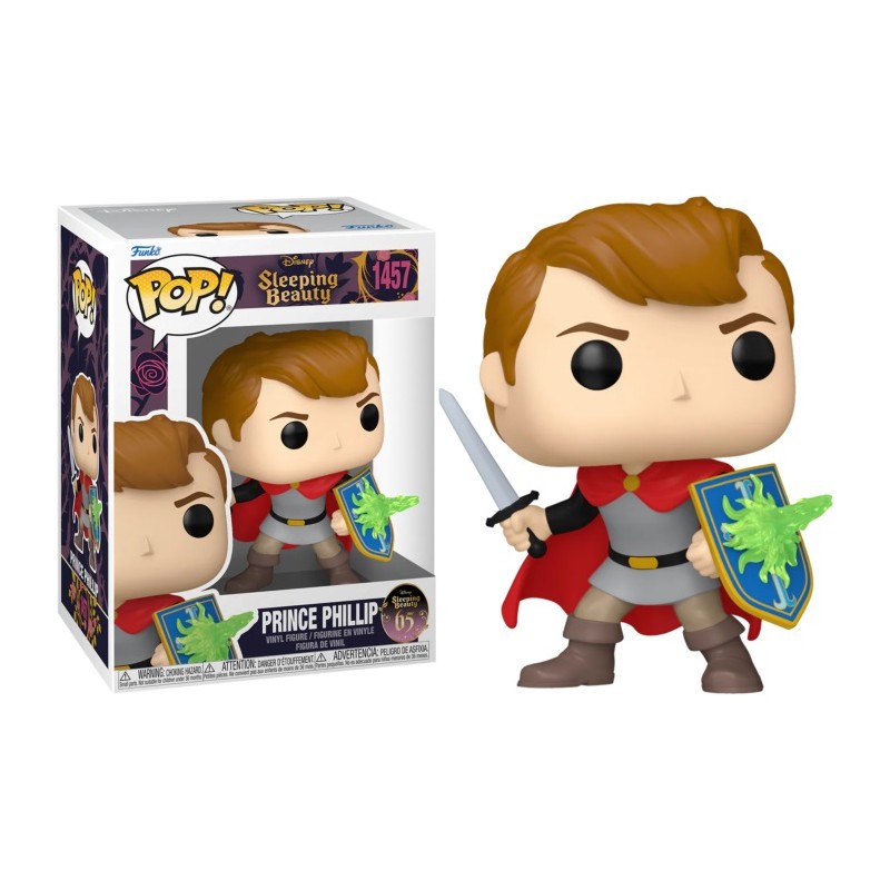 FUNKO POP! LA BELLA ADDORMENTATA NEL BOSCO 65th PRINCE PHILIP BOBBLE HEAD KNOCKER FIGURE FUNKO