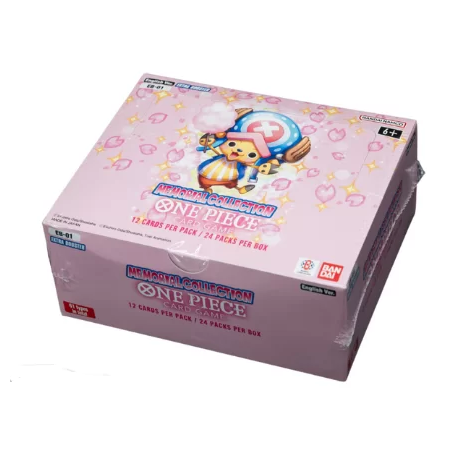 ONE PIECE EB-01 MEMORIAL COLLECTION SEALED BOX  24 BOOSTERS IN ENGLISH