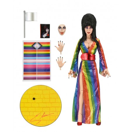 ELVIRA MISTRESS OF THE DARK OVER THE RAINBOW CLOTHED ACTION FIGURE