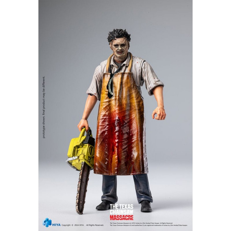 TEXAS CHAINSAW MASSACRE 1974 LEATHERFACE EXQUISITE MINI ACTION FIGURE HIYA TOYS