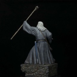 SD TOYS LORD OF THE RINGS GANDALF IN MORIA 18CM STATUE FIGURE