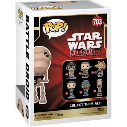 FUNKO FUNKO POP! STAR WARS 703 BATTLE DROID BOBBLE HEAD KNOCKER FIGURE