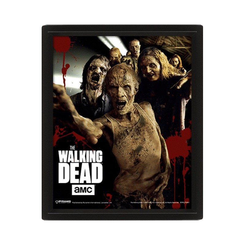 THE WALKING DEAD LENTICULAR 3D POSTER 25X20CM PYRAMID INTERNATIONAL