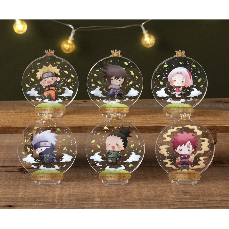 NARUTO SHIPPUDEN HERE WE COME WITH THE SHINE! ACRYLIC STANDS SET MEGAHOUSE