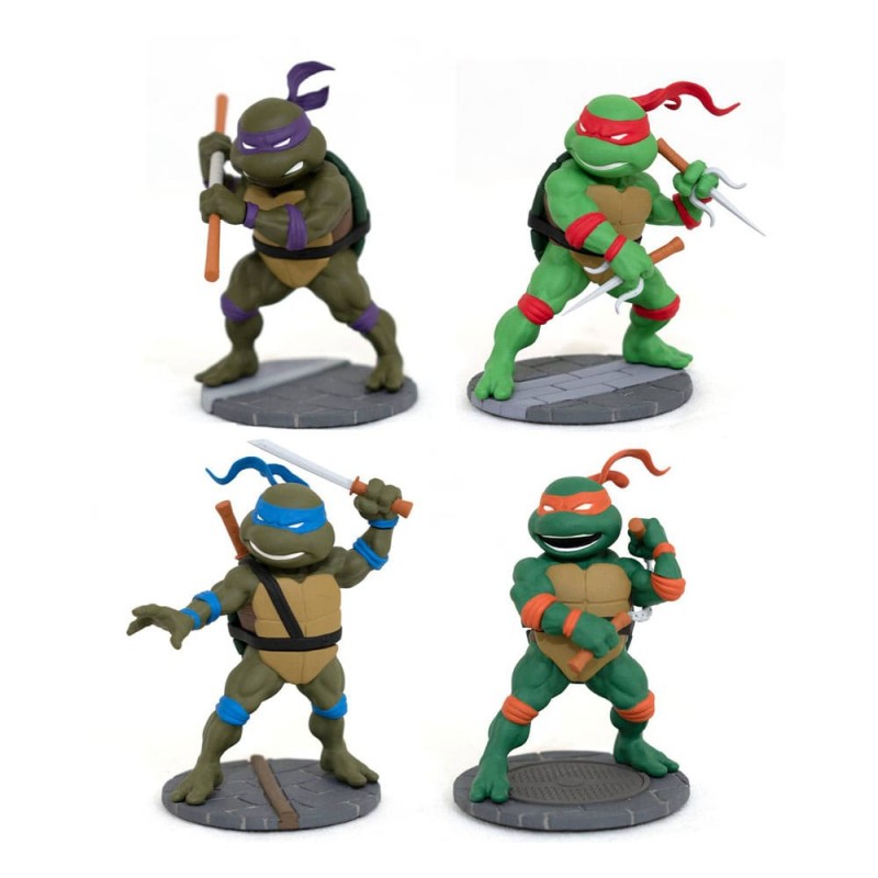 TEENAGE MUTANT NINJA TURTLES D-FORMZ SDCC 2023 4-PACK MINI FIGURE DIAMOND SELECT