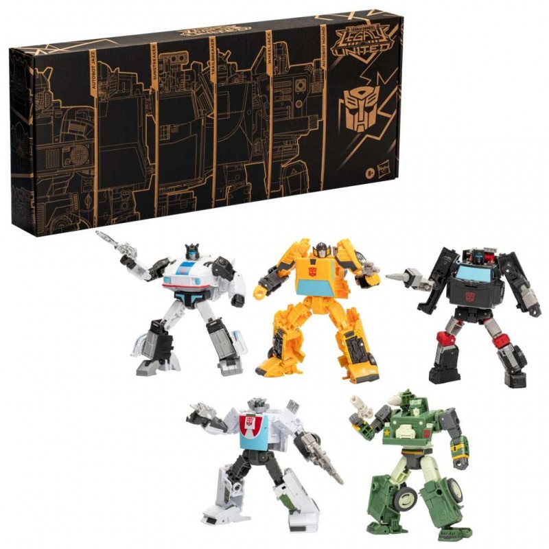 HASBRO TRANSFORMERS LEGACY UNITED AUTOBOT 5-PACK ACTION FIGURES