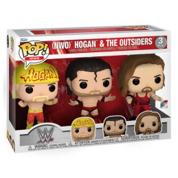 FUNKO POP! WWE NWO HOGAN AND THE OUTSIDERS 3-PACK BOBBLE HEAD FIGURE FUNKO