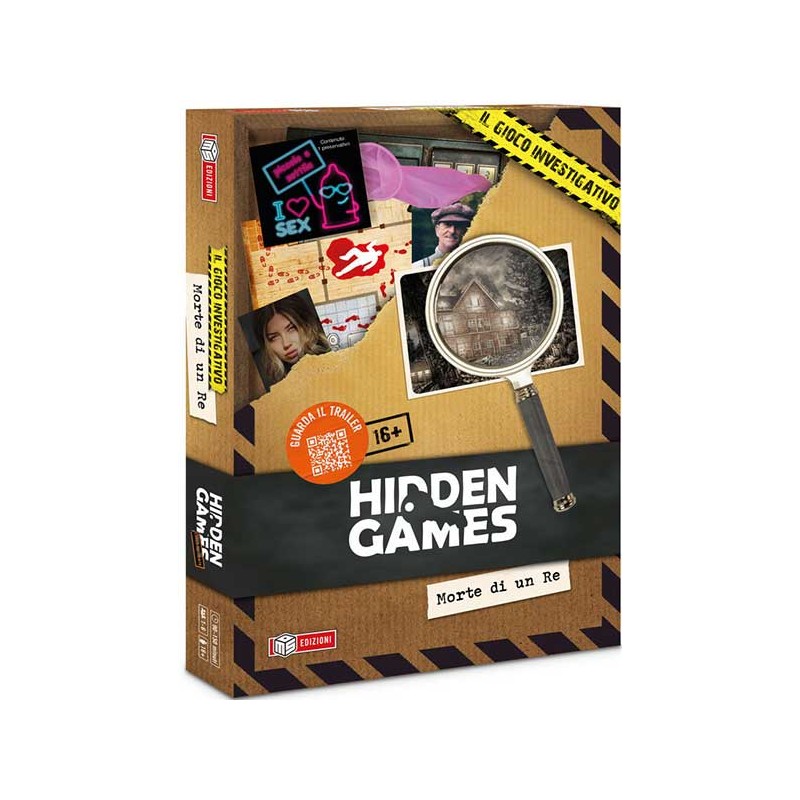 MS EDIZIONI HIDDEN GAMES MORTE DI UN RE - ITALIAN BOARDGAME