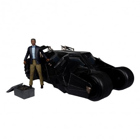 DC MULTIVERSE VEHICLE LUCIUS FOX AND TUMBLER ACTION FIGURE THE DARK KNIGHT