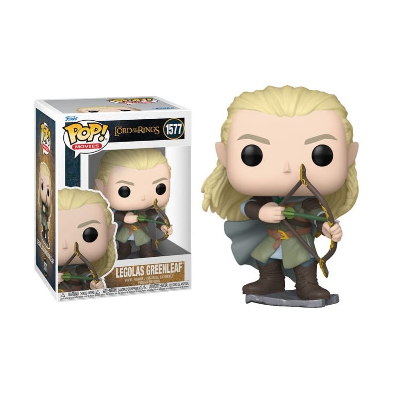 FUNKO POP! IL SIGNORE DEGLI ANELLI LEGOLAS GREENLEAF BOBBLE HEAD FIGURE FUNKO