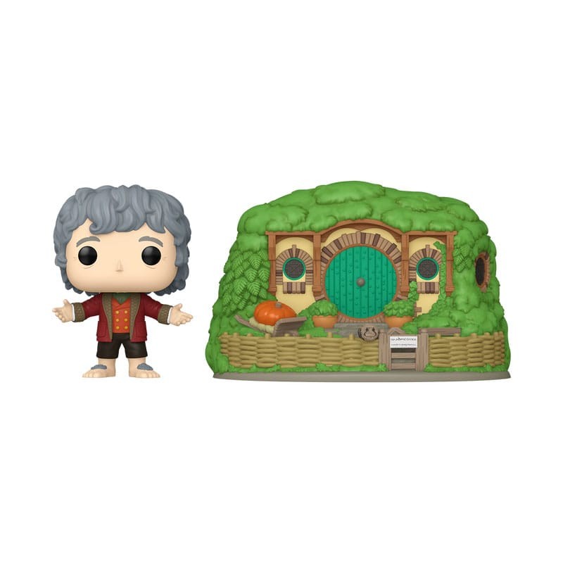 FUNKO FUNKO POP! THE LORD OF THE RINGS BILBO BAGGINS WITH BAG-END BOBBLE HEAD