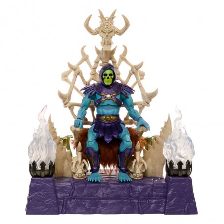 MASTERS OF THE UNIVERSE NEW ETERNIA SKELETOR AND THRONE ACTION FIGURE