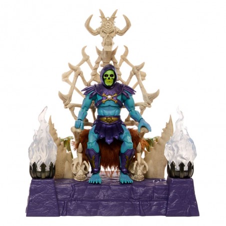 MASTERS OF THE UNIVERSE NEW ETERNIA SKELETOR & THRONE ACTION FIGURE