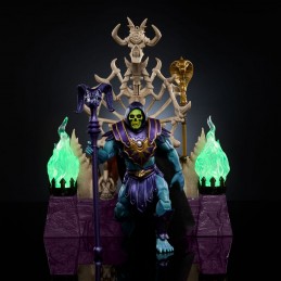 MATTEL MASTERS OF THE UNIVERSE NEW ETERNIA SKELETOR & THRONE ACTION FIGURE