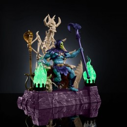 MATTEL MASTERS OF THE UNIVERSE NEW ETERNIA SKELETOR & THRONE ACTION FIGURE