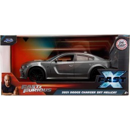 JADA TOYS FAST AND FURIOUS DIE CAST METAL 2021 DODGE CHARGER SRT HELLCAT 1/24 MODEL