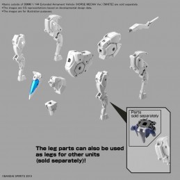 BANDAI 30MM EXTENDED ARMAMENT VEHICLE EV-17 HORSE MECHA MODEL KIT FIGURE