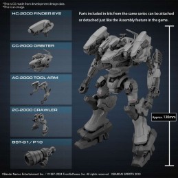 BANDAI 30MM ARMORED CORE VI FIRES OF RUBICON RAD CC-2000 ORBITER 1/144 MODEL KIT