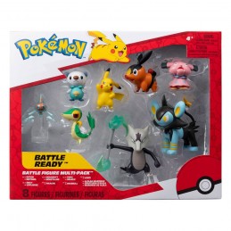 JAZWARES POKEMON BATTLE FIGURE MULTI-PACK BATTLE READY 8X MINIFIGUREs