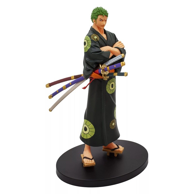 BANPRESTO ONE PIECE DXF GRANDLINE RORONOA ZORO WANOKUNI STATUA FIGURE