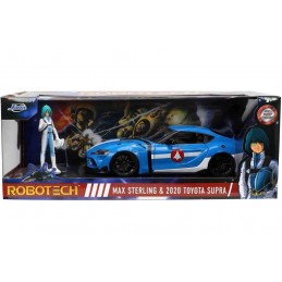 JADA TOYS ROBOTECH MAX STERLING AND 2020 TOYOTA SUPRA 1:24 DIE CAST MODEL