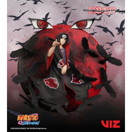 NARUTO SHIPPUDEN ITACHI UCHIHA 1/8 WALL ART STATUA FIGURE