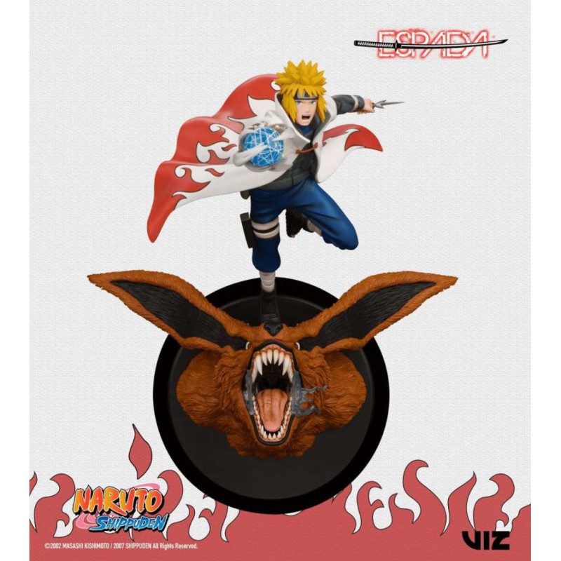 NARUTO SHIPPUDEN MINATO NAMIKAZE 1/8 WALL ART STATUA FIGURE ESPADA ART