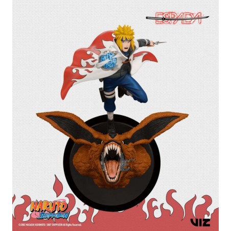 NARUTO SHIPPUDEN MINATO NAMIKAZE 1/8 WALL ART STATUA FIGURE