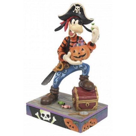 DISNEY TRADITIONS PIPPO CON COSTUME DA PIRATA STATUA FIGURE