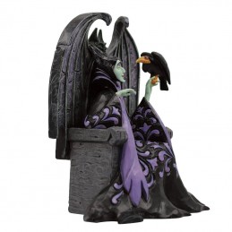 ENESCO SLEEPING BEAUTY MALEFICENT ON THRONE STATUE FIGURE