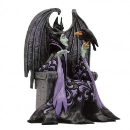 ENESCO SLEEPING BEAUTY MALEFICENT ON THRONE STATUE FIGURE