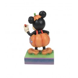 DISNEY TRADITIONS TOPOLINO CON COSTUME DA ZUCCA STATUA FIGURE ENESCO