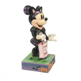 DISNEY TRADITIONS MINNIE CON COSTUME DA GATTO STATUA FIGURE ENESCO