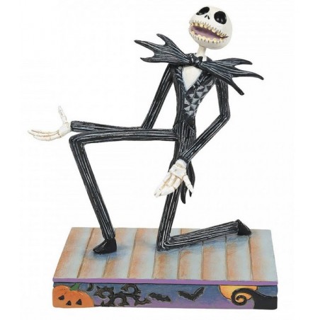 THE NIGHTMARE BEFORE CHRISTMAS JACK SKELLINGTON POSE STATUE FIGURE DIORAMA