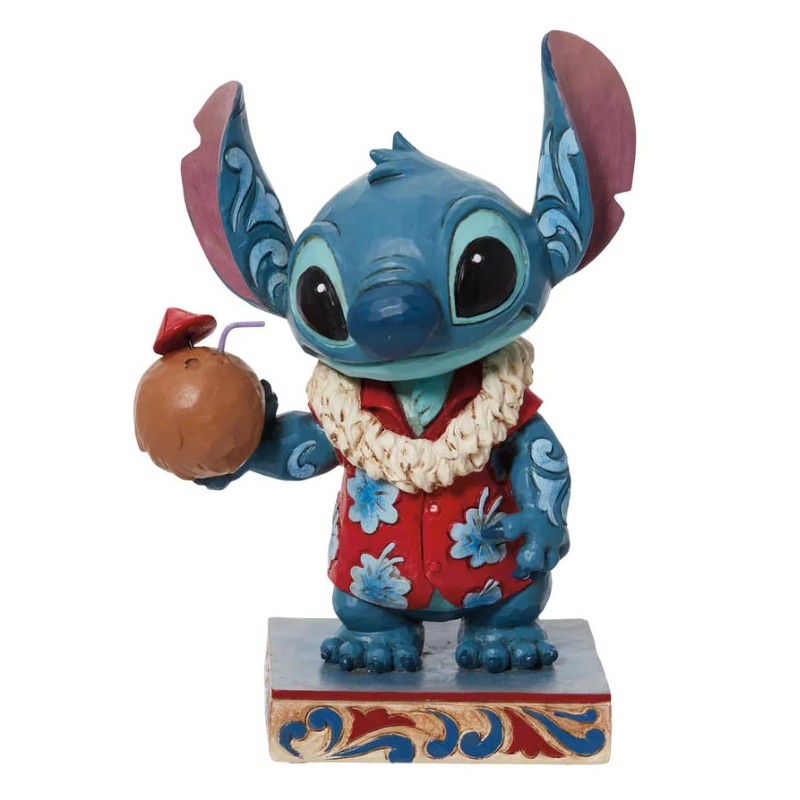 LILO AND STITCH HAWAIIAN STITCH STATUA FIGURE ENESCO