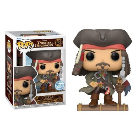 FUNKO POP! PIRATI DEI CARAIBI JACK SPARROW BOBBLE HEAD FIGURE