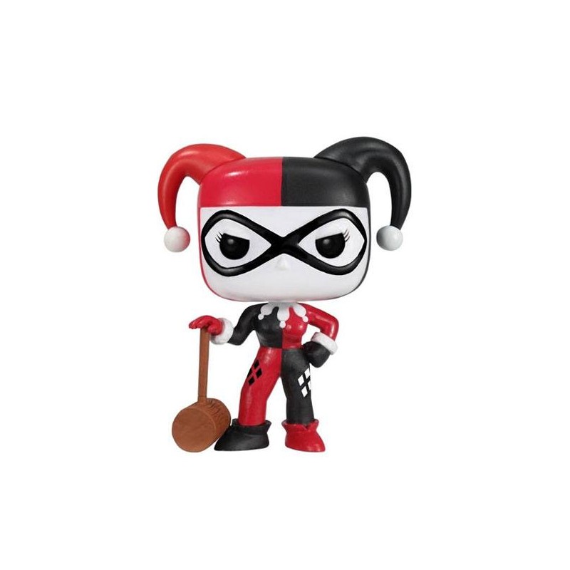 FUNKO POP! HARLEY QUINN WITH MALLET BOBBLE HEAD FIGURE FUNKO