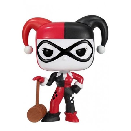 FUNKO POP! HARLEY QUINN WITH MALLET BOBBLE HEAD FIGURE