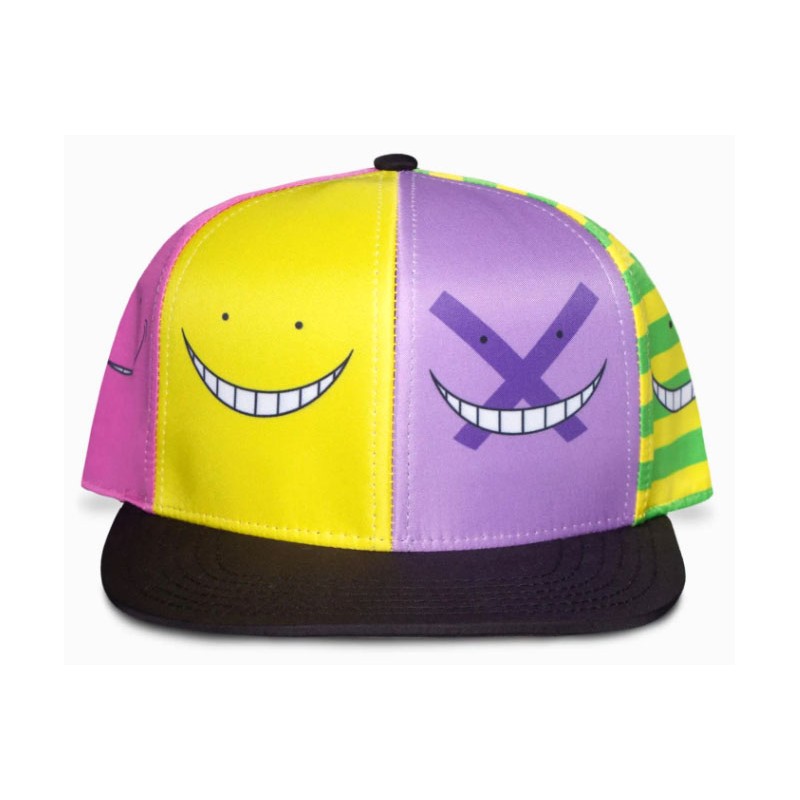 ASSASSINATION CLASSROOM KORO SENSEI FACES BASEBALL CAP CAPPELLO DIFUZED