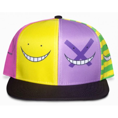 ASSASSINATION CLASSROOM KORO SENSEI FACES BASEBALL CAP CAPPELLO