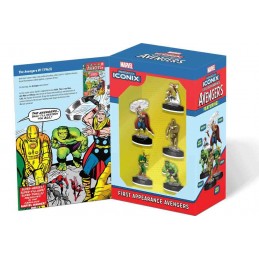 MARVEL COMICS HEROCLIX ICONIX AVENGERS FIRST APPEARANCE WIZKIDS