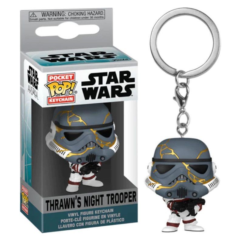 STAR WARS AHSOKA THRAWN'S NIGHT TROOPER POCKET POP! KEYCHAIN PORTACHIAVI FUNKO