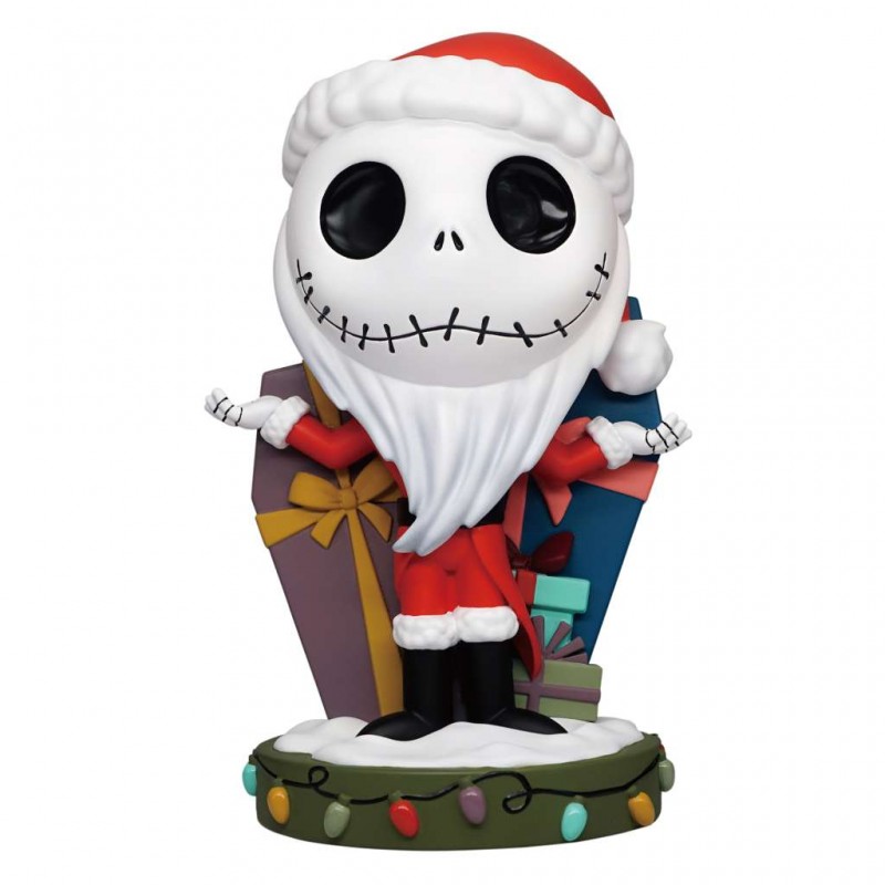 NIGHTMARE BEFORE CHRISTMAS SANTA JACK SKELLINGTON FIGURAL BANK SALVADANAIO MONOGRAM