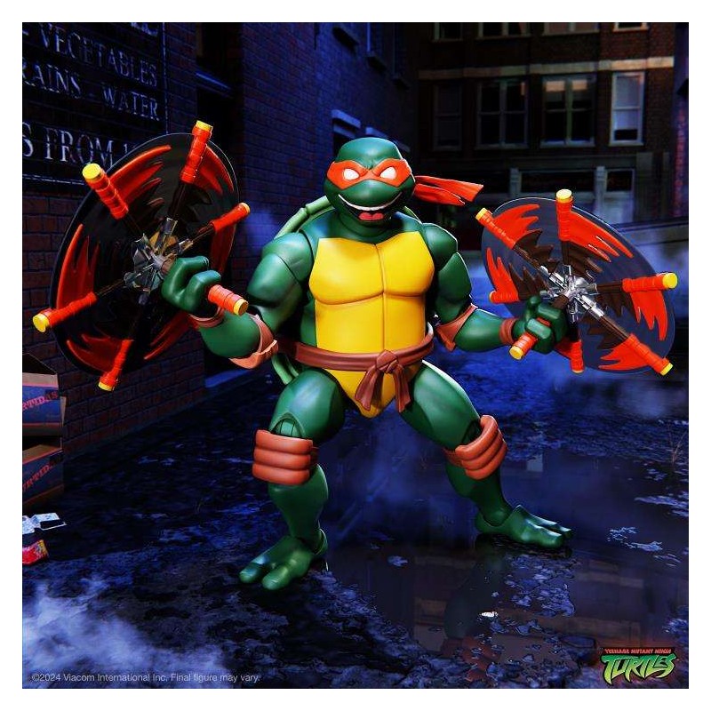 SUPER7 TEENAGE MUTANT NINJA TURTLES 2003 ULTIMATE MICHELANGELO ACTION FIGURE