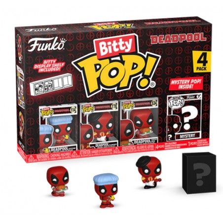 FUNKO BITTY POP! DEADPOOL 4 PACK BATHTIME VINYL MINI FIGURE