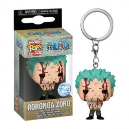 ONE PIECE POCKET POP! RORONOA ZORO BLOOD KEYCHAIN PORTACHIAVI FUNKO