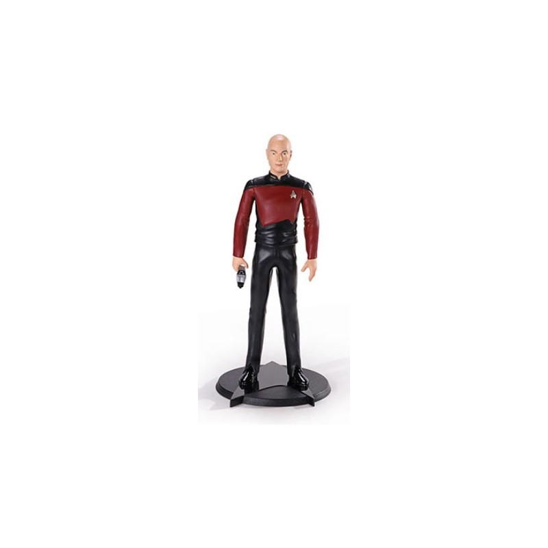 NOBLE COLLECTIONS STAR TREK THE NEXT GENERATION BENDYFIGS PICARD ACTION FIGURE