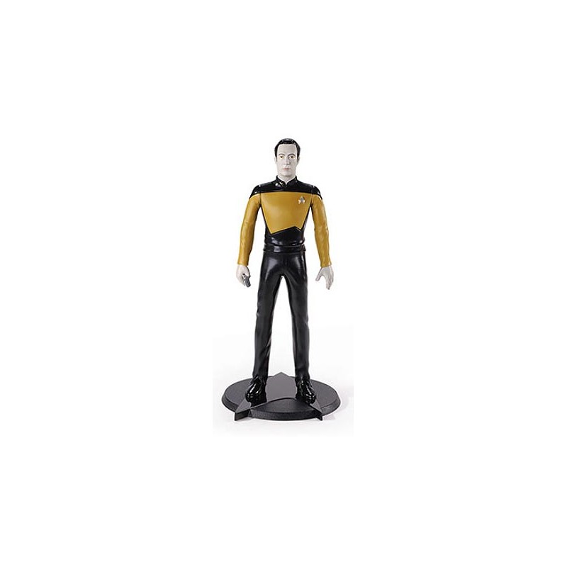 NOBLE COLLECTIONS STAR TREK THE NEXT GENERATION BENDYFIGS DATA ACTION FIGURE