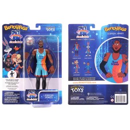 NOBLE COLLECTIONS SPACE JAM LEBRON JAMES BENDYFIGS ACTION FIGURE