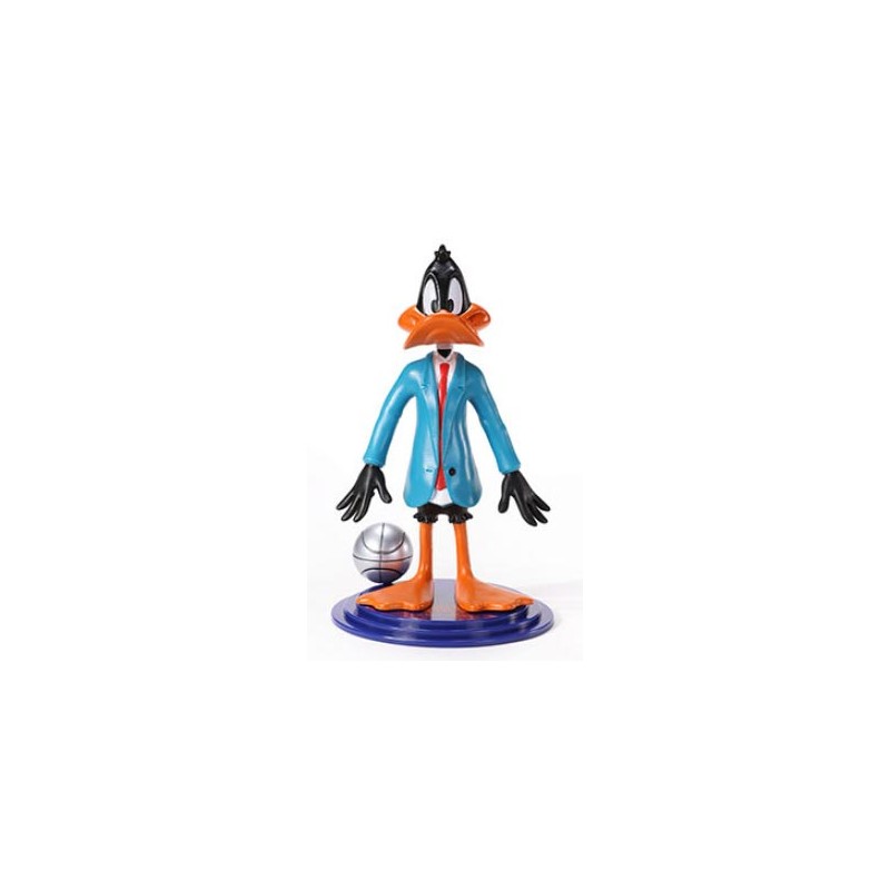 NOBLE COLLECTIONS SPACE JAM DAFFY DUCK BENDYFIGS ACTION FIGURE
